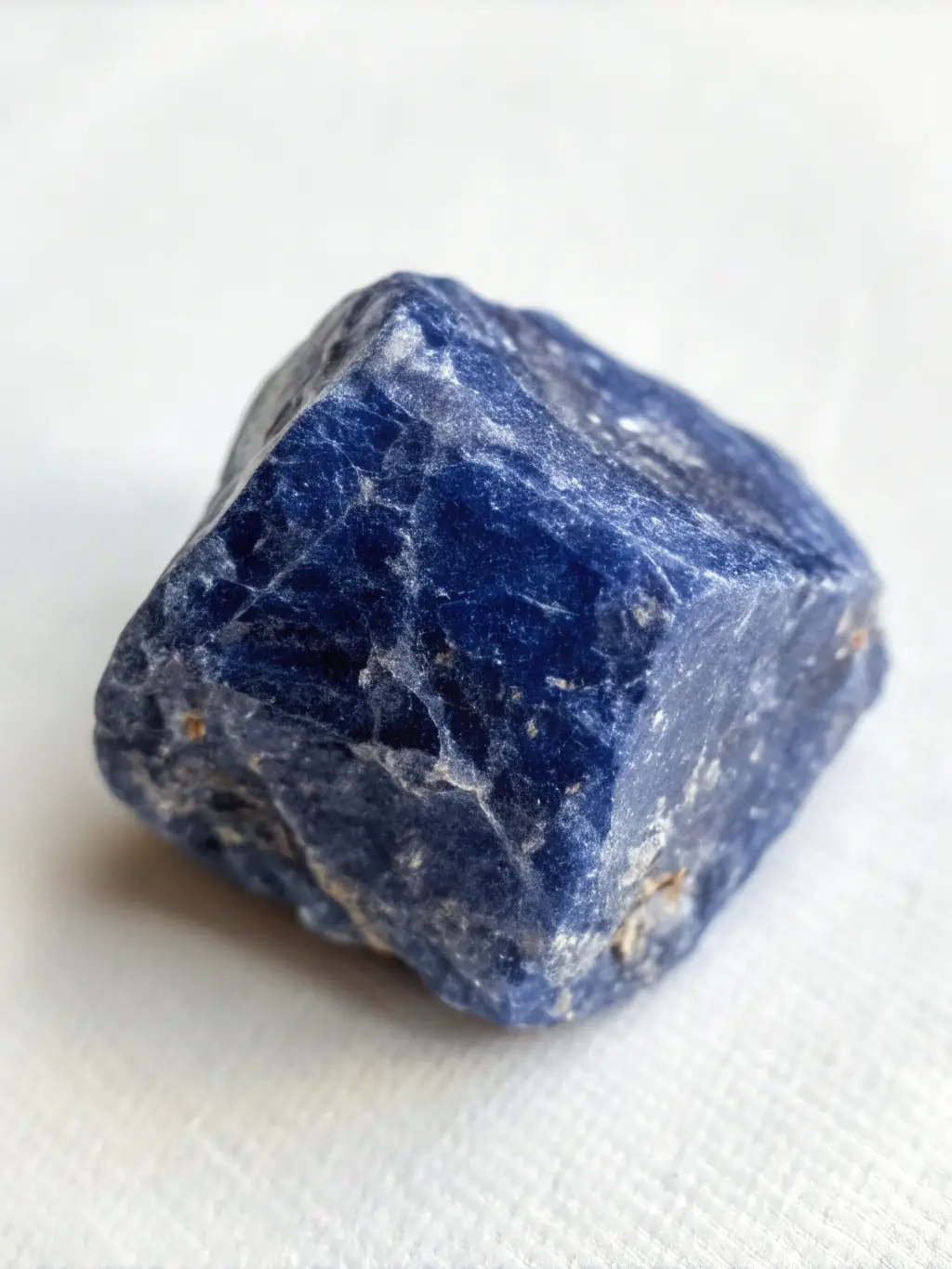 A close-up shot of a perfectly cut sapphire gemstone, highlighting its clarity and brilliance, set against a dark background to emphasize its color.